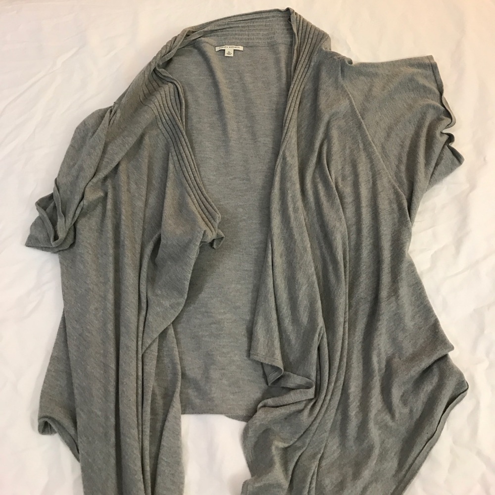 Banana Republic Knit Wrap Cardigan. Grey XL