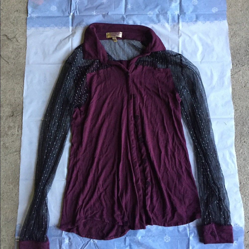 Princess Vera Wang long sleeve top XS