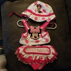 Disney bathing suit with hat