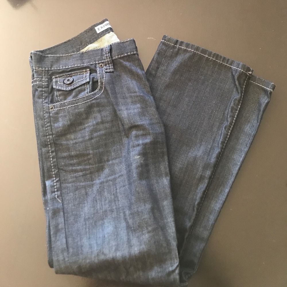 Express Jeans Rocco Boot Cut Slim Fit 34X30