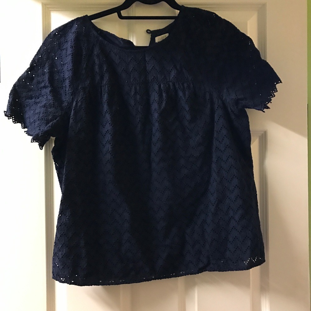 J. Crew lace top