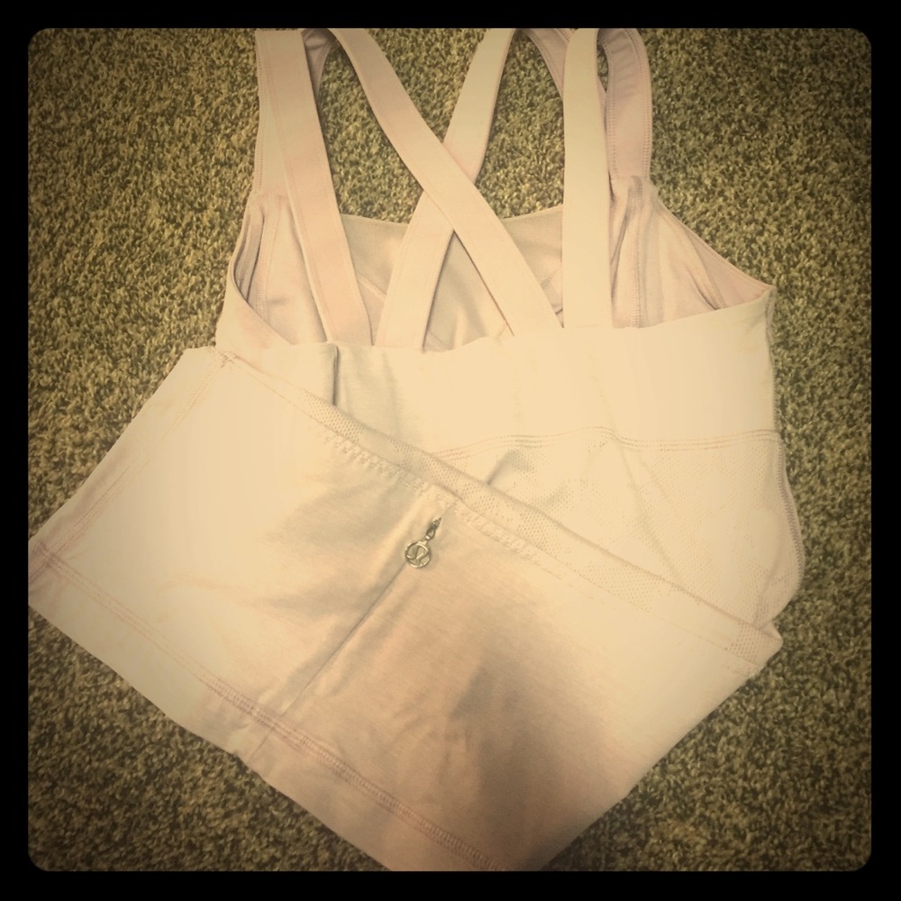 Lululemon Top built in Bra No Pads