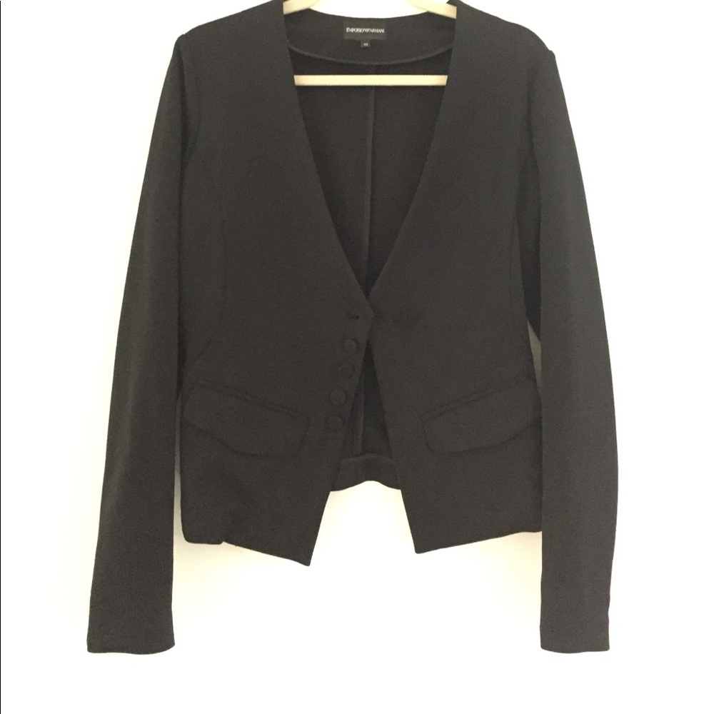 Emporio Armani black blazer jacket