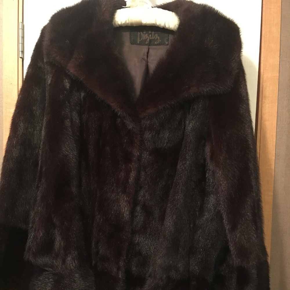 Real fur coat