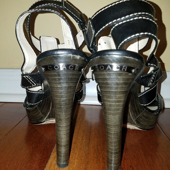 Coach Platform Sandals 7.5 US - Picture 2 of 4