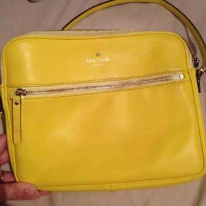 Yellow Kate Spade Cross Body Purse
