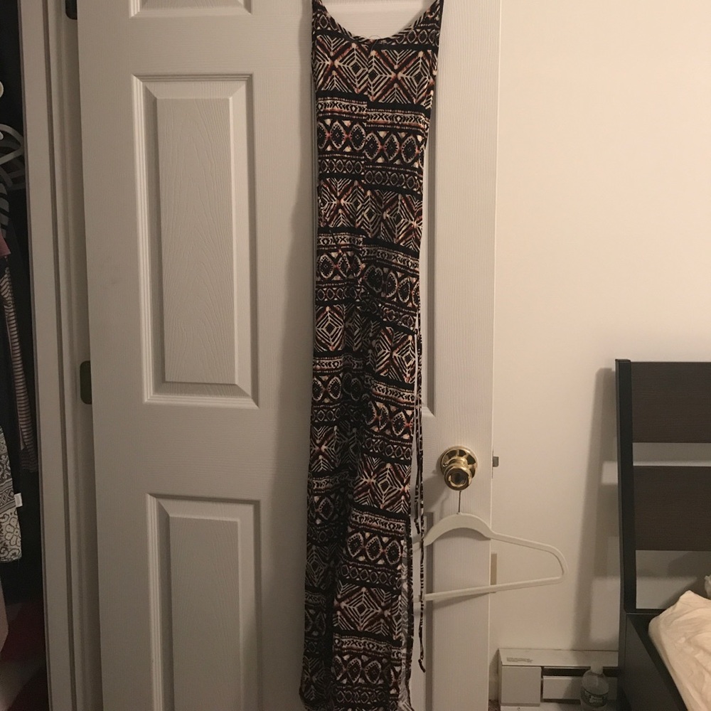Tribal print maxi dress