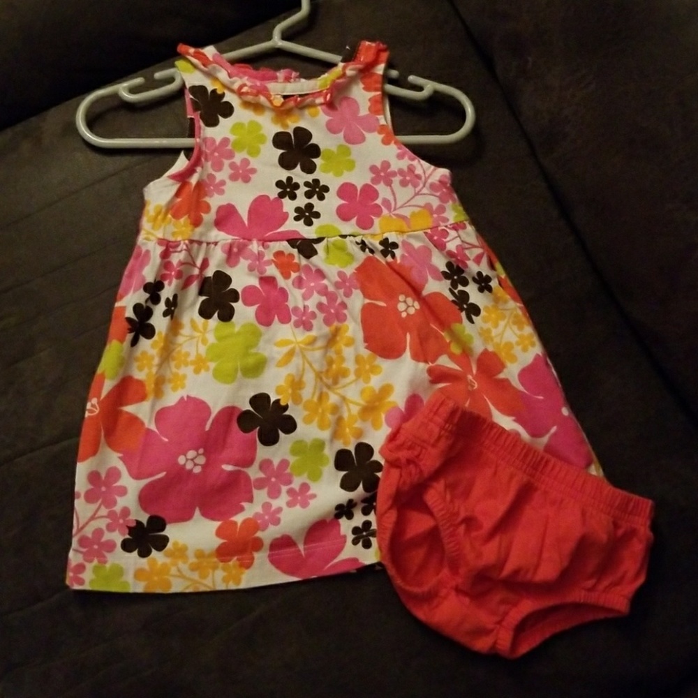 Floral Sun dress with panties