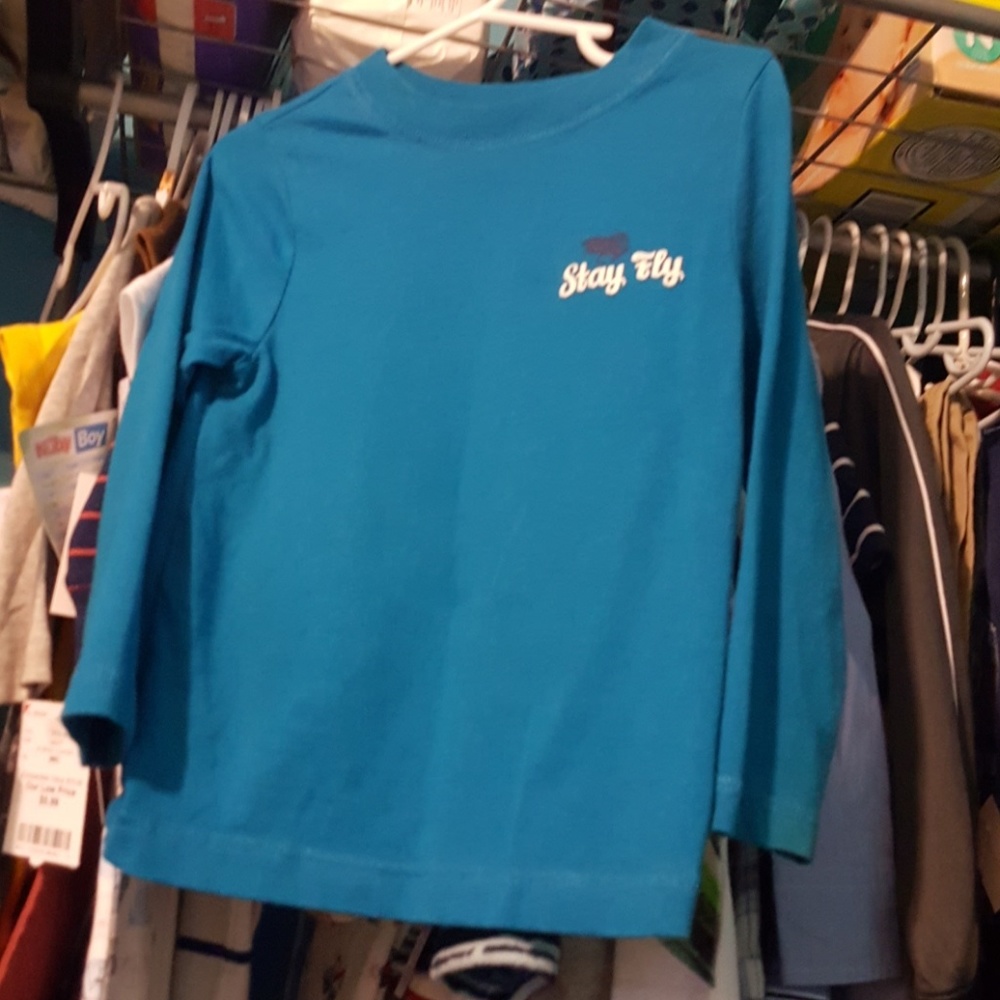 Toddler fishing long sleeve t shirt