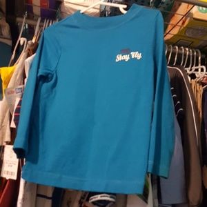 Toddler fishing long sleeve t shirt