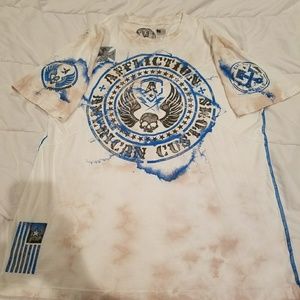 Affliction mens t shirt 2xl