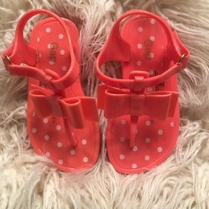 GAP Bow jelly sandals size 6