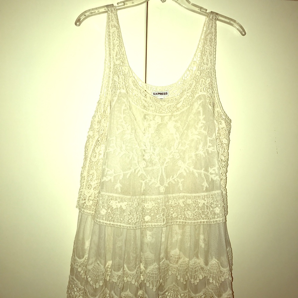 Express Sheer, Crochet Tank