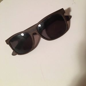 H&M sunglasses wood patterned