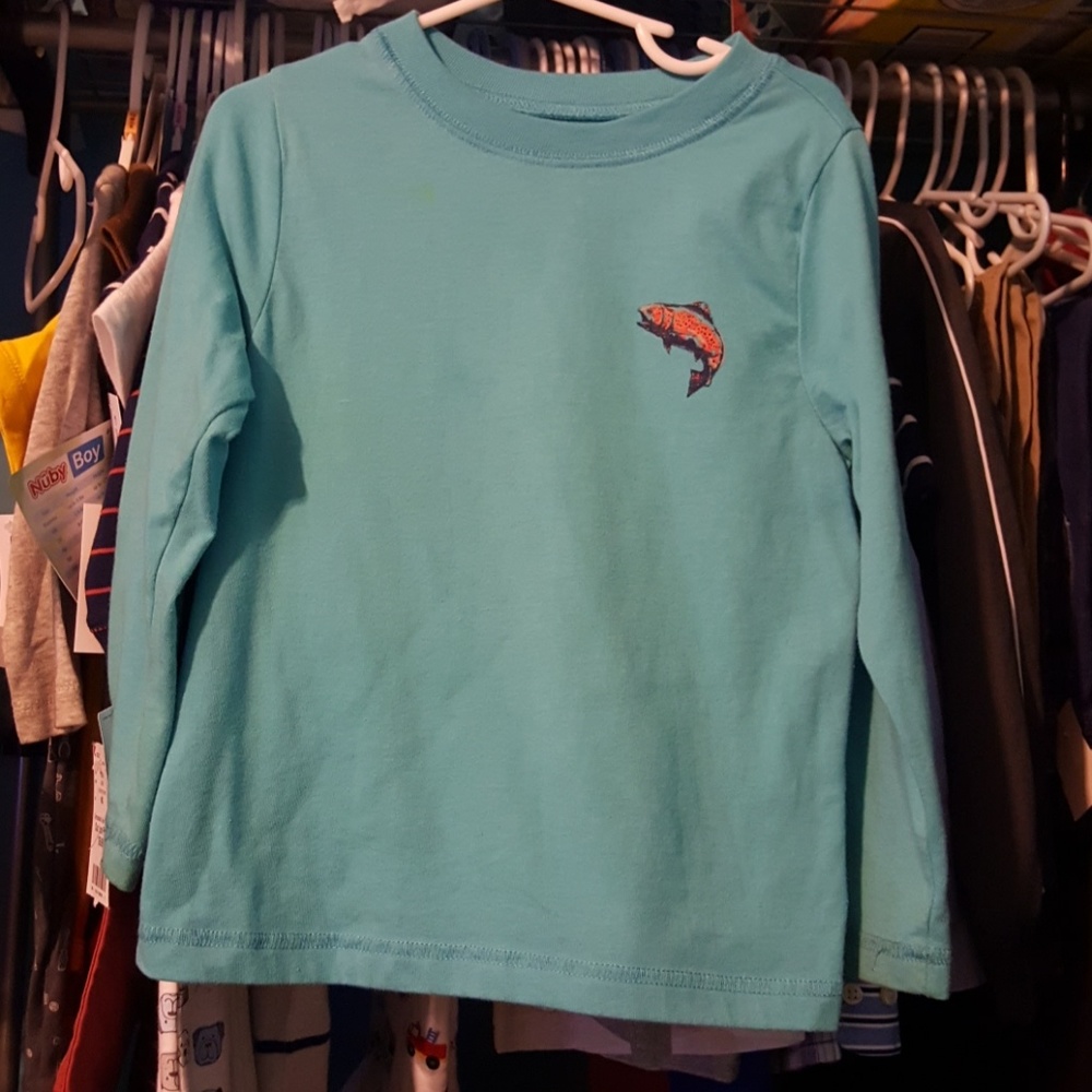 Long sleeve fishing t shirt toddler