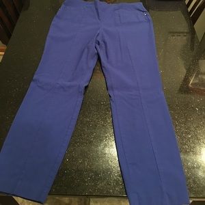 Alfani blue pull on pants