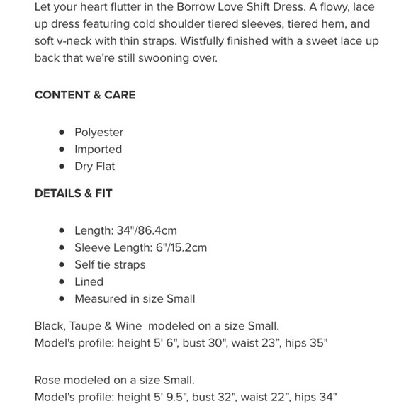 NWT Black tobi dress - Picture 6 of 6