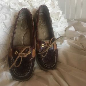 Sperry Top-Sider in Burgundy with Anchors