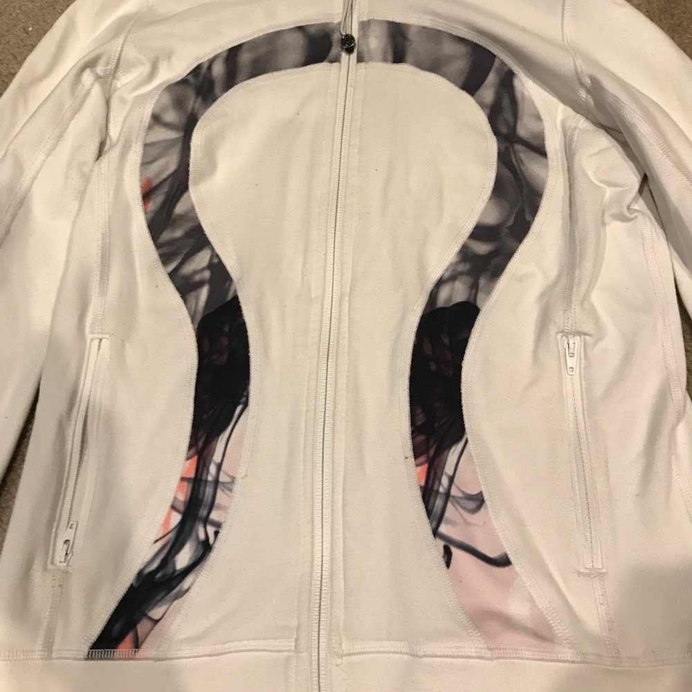 White Lululemon Full Zip Jacket - image 3