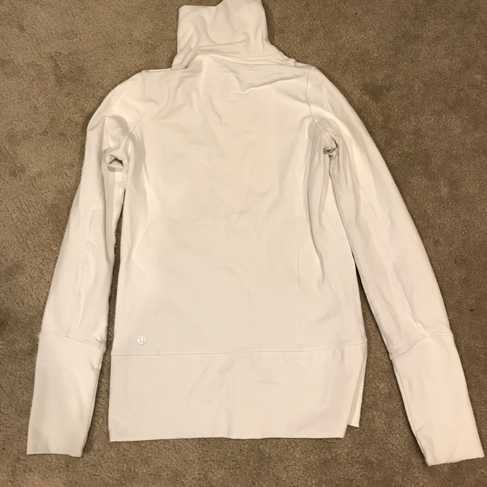 White Lululemon Full Zip Jacket - image 5