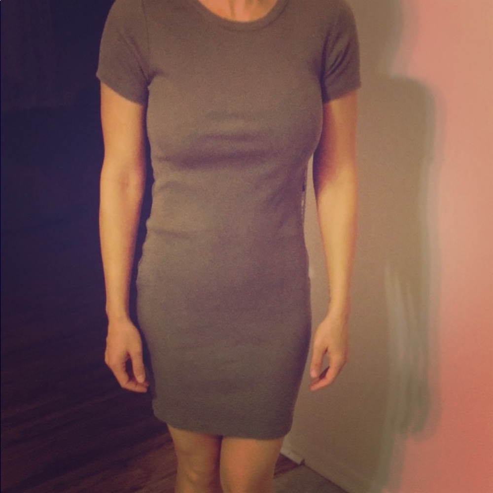 Brandy Melville ribbed t shirt dress.