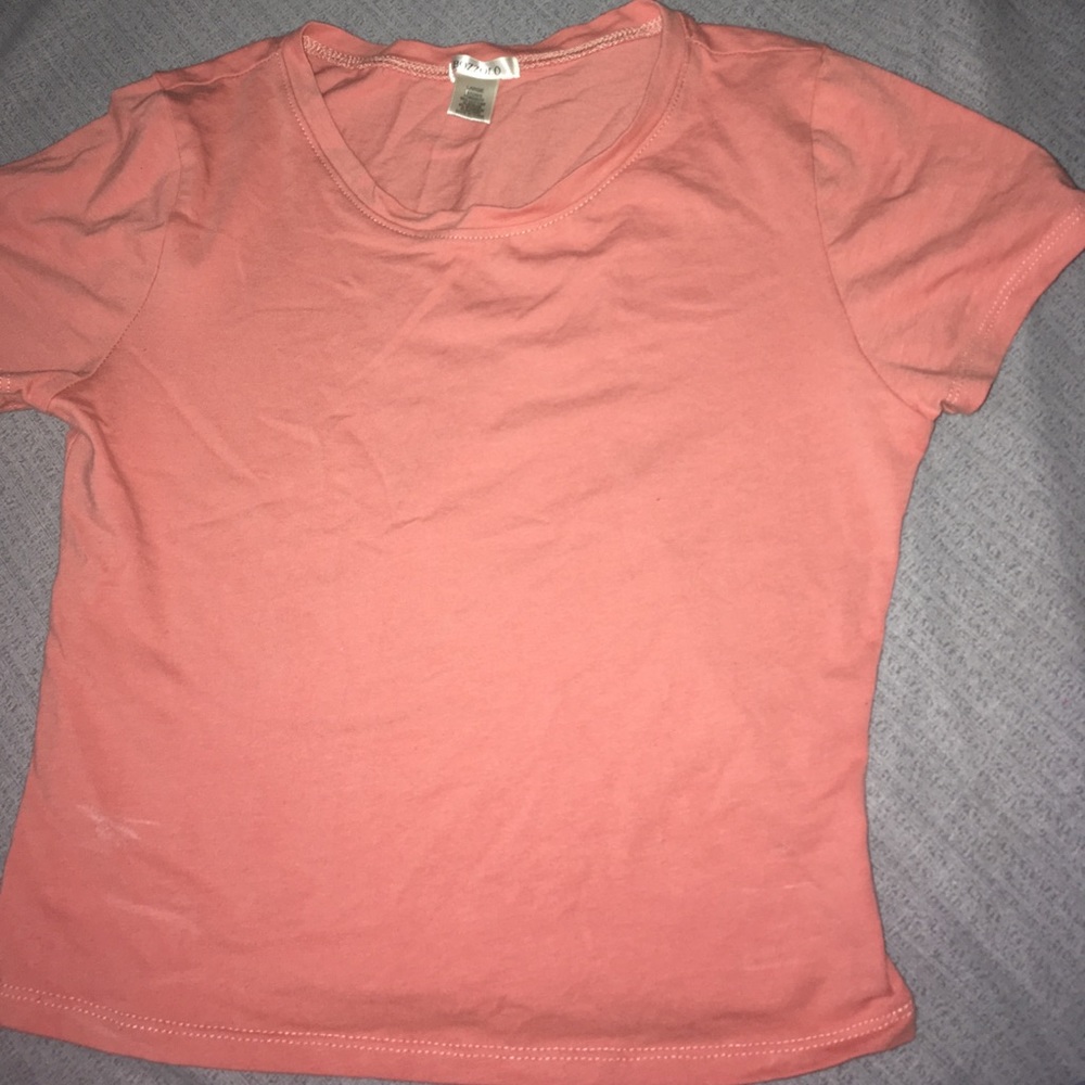 Salmon crop top
