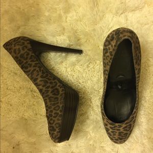 Leopard print shoes