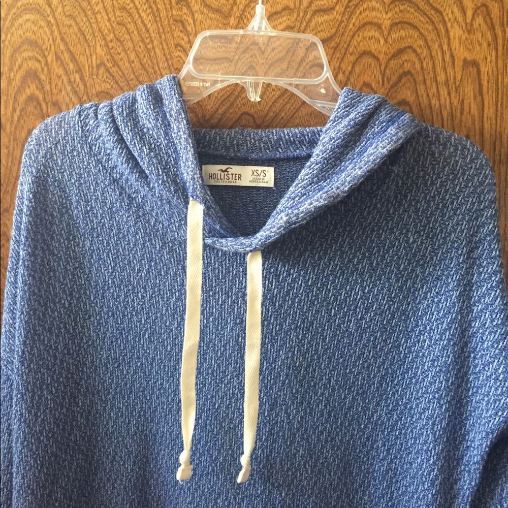 Hollister soft royal blue hoodie
