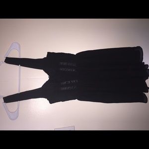 H&M black corset dress