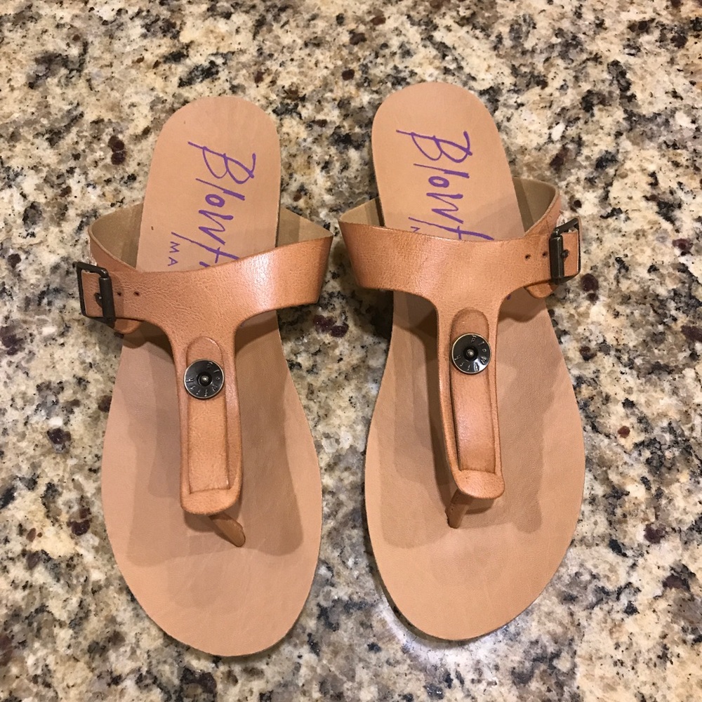 Blowfish natural sandals