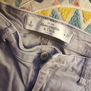 Abercrombie & Fitch grey skinny jean