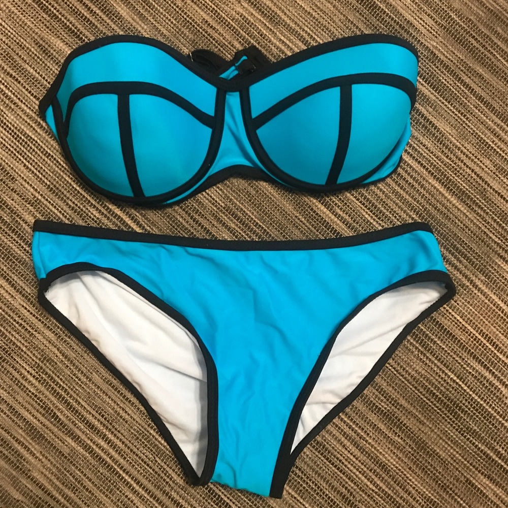 Triangle inspired bathing suit