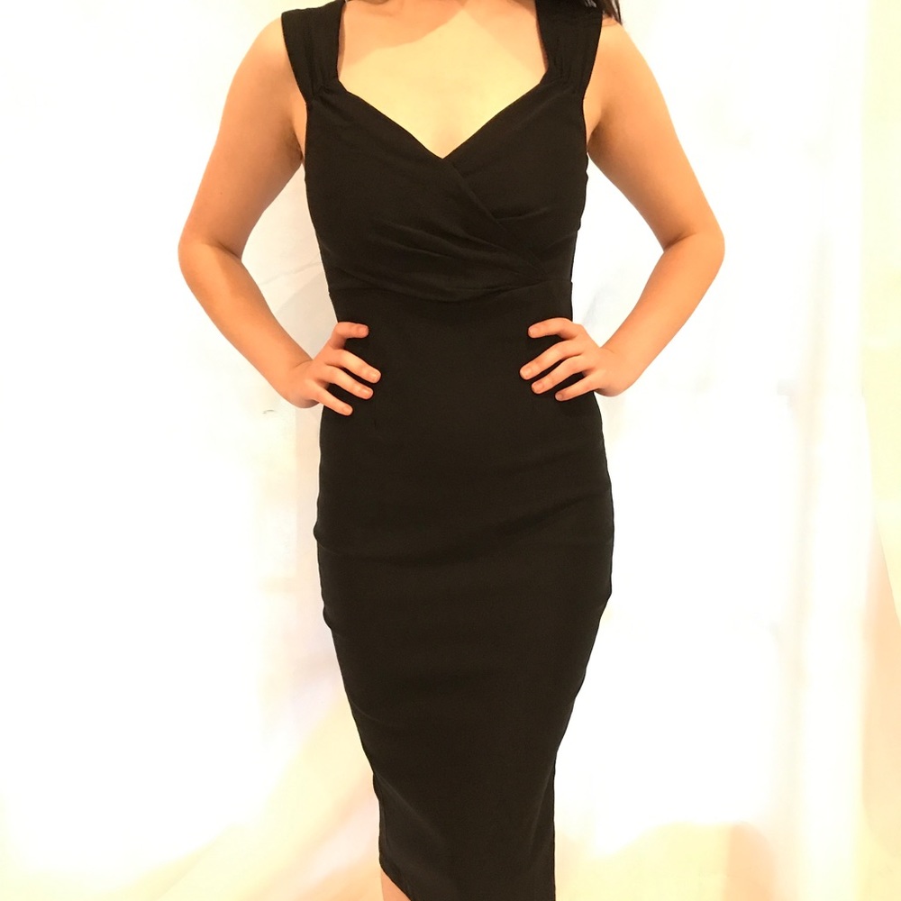 Black dress- mod cloth