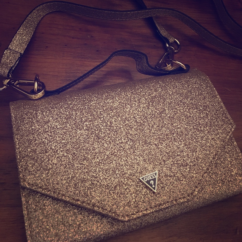 NWT: GUESS Gold Purse/Wallet
