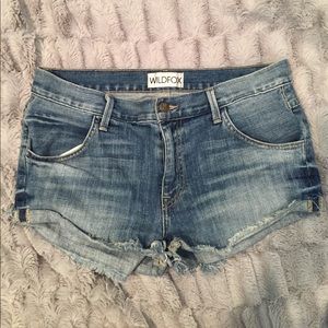 Wildfox jean shorts
