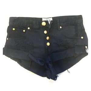 ONE TEASPOON trendy cutoff shorts