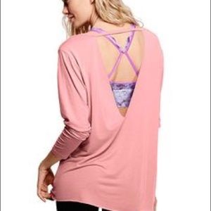 VSPINK Open Back Supersoft Tshirt