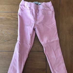 Mini Boden size 4 corduroy light pink pants