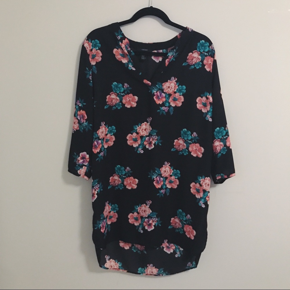 floral tunic