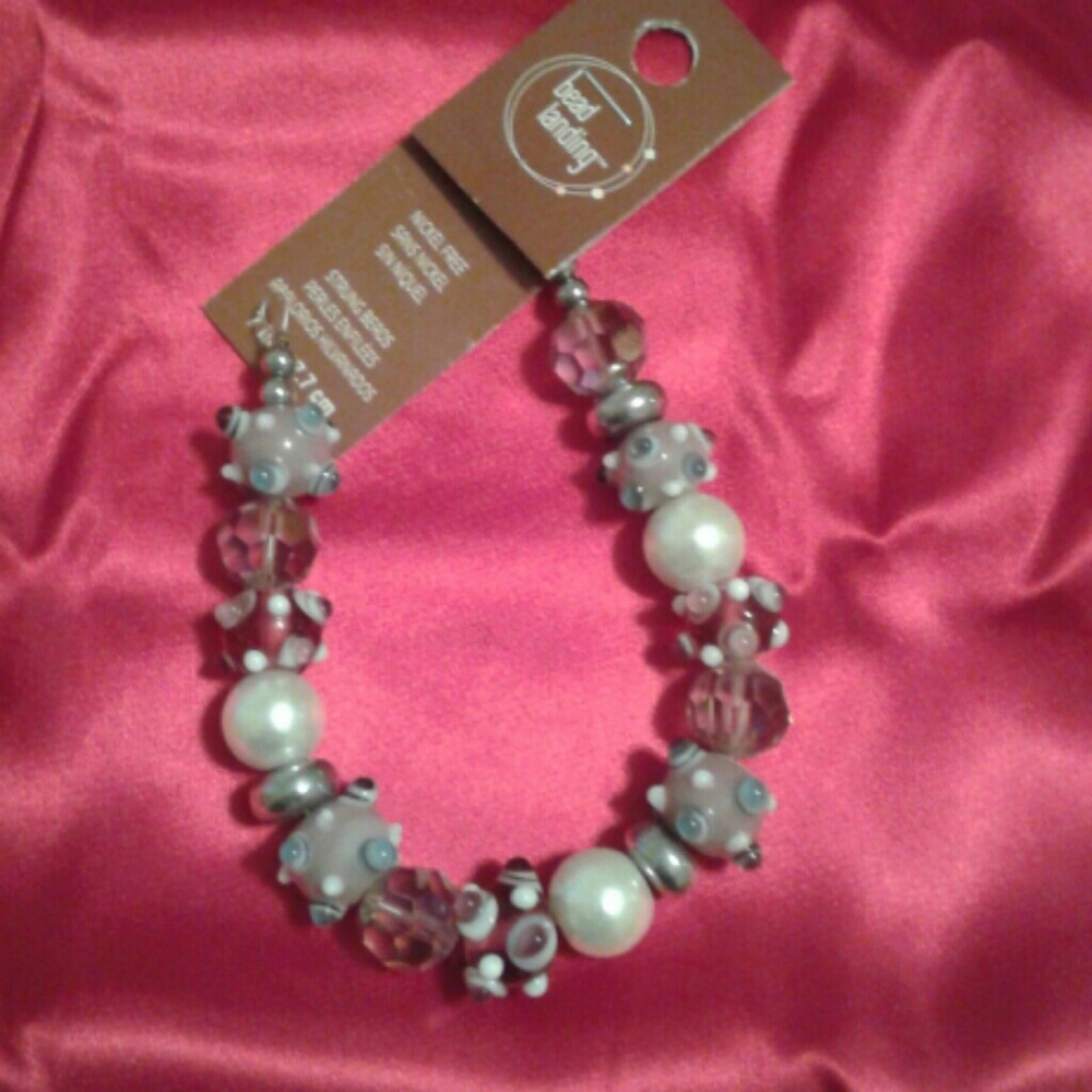 Beautiful beaded bracelet.