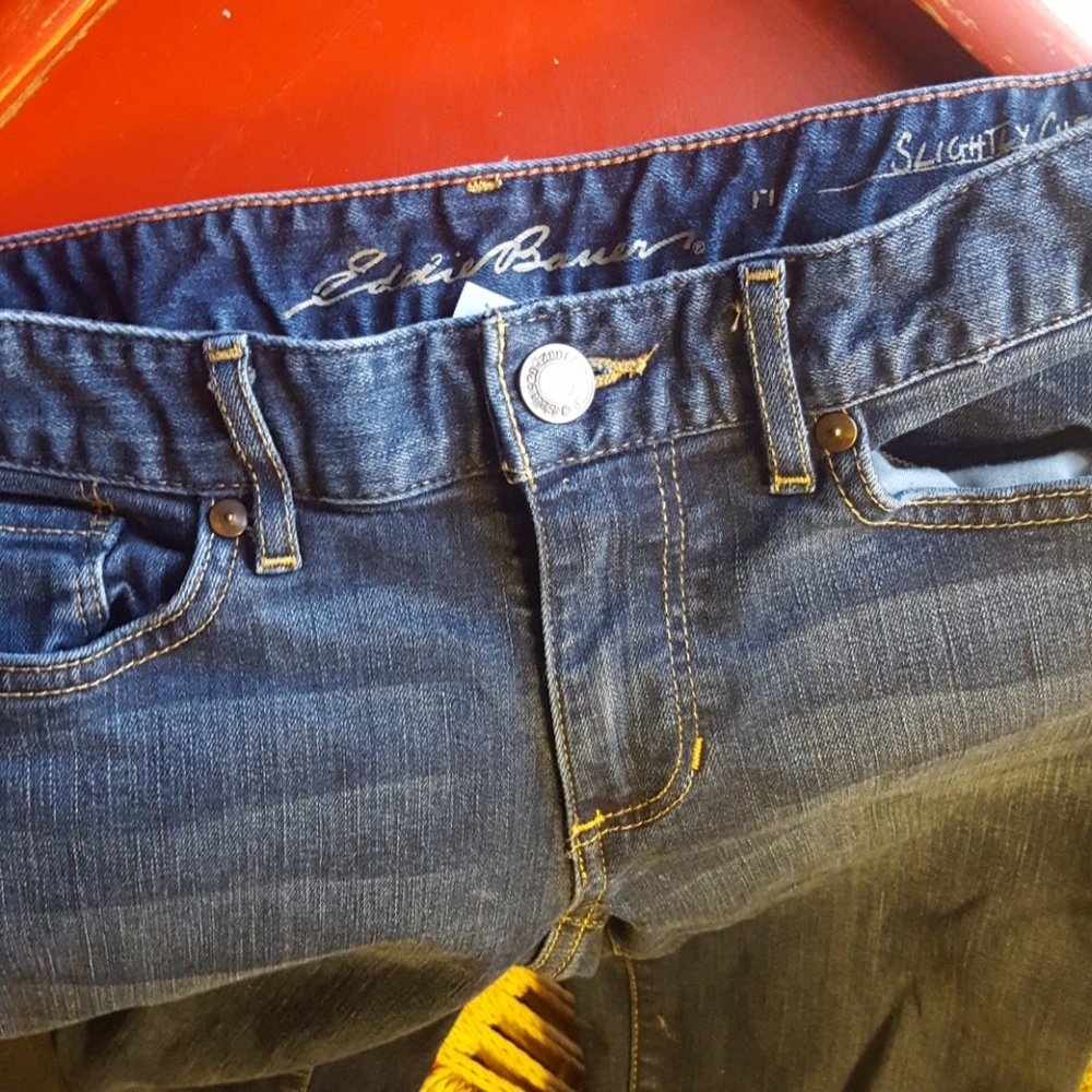 Eddie  Bauer curvy bootcut jeans size 2