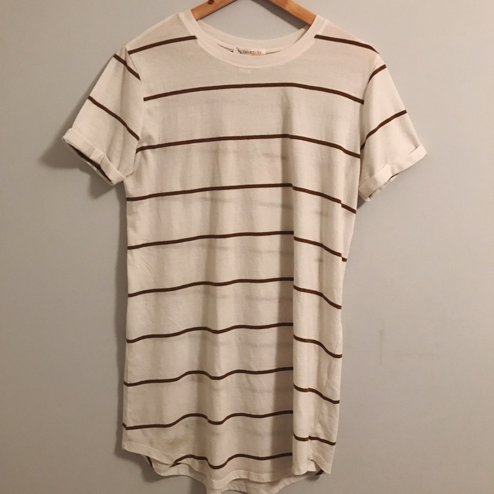 Striped tshirt dress