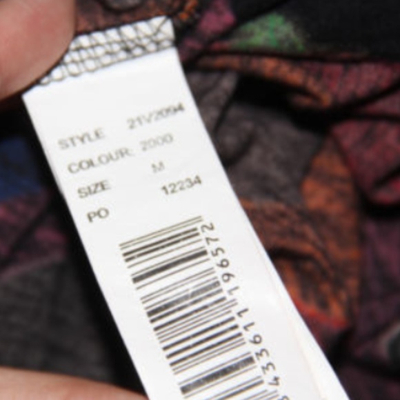 Desigual Floral Geometric Dress Medium M - Picture 4 of 8