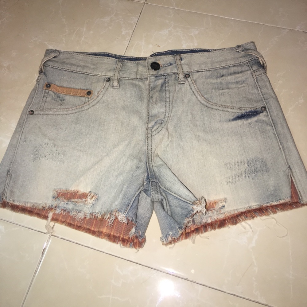 Free People denim shorts - size 25 (pre-owned)