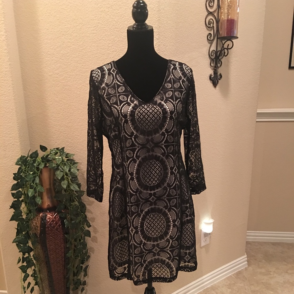 Black Lace Dress NWT