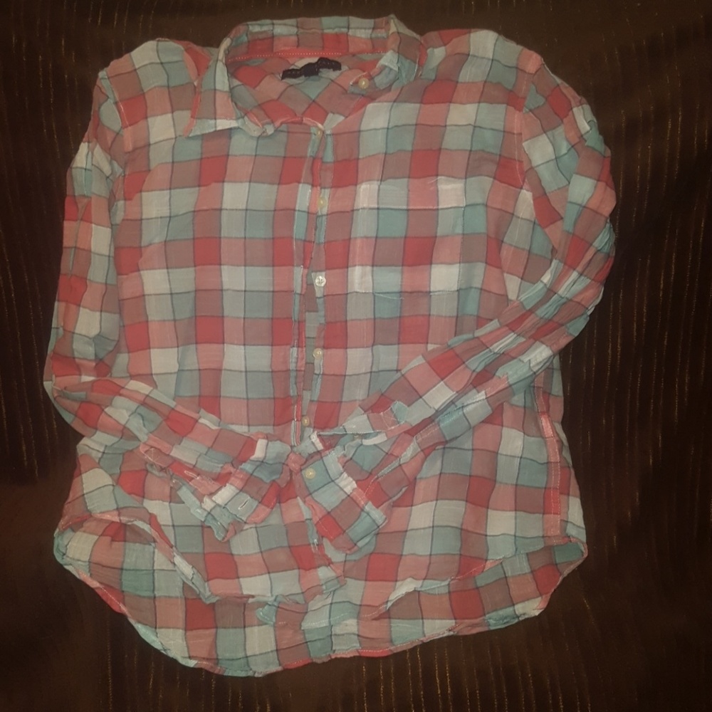 Aero Plaid Button Up
