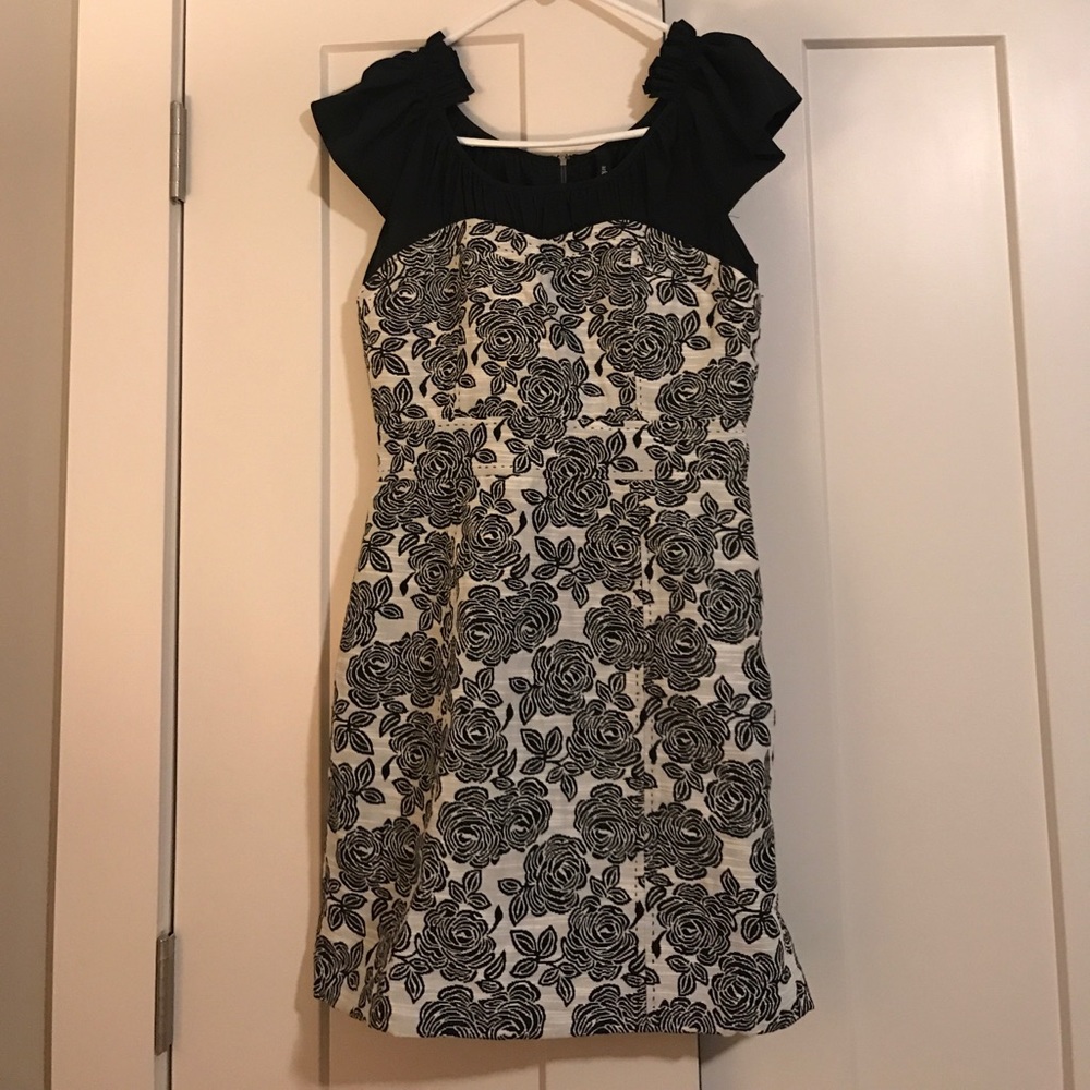 Black and white dress