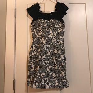 Black and white dress