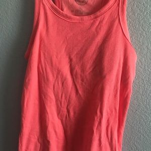 SO girls pink ribbed tank top camisole
