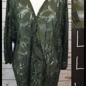 NWT Lularoe Lindsay in olive green